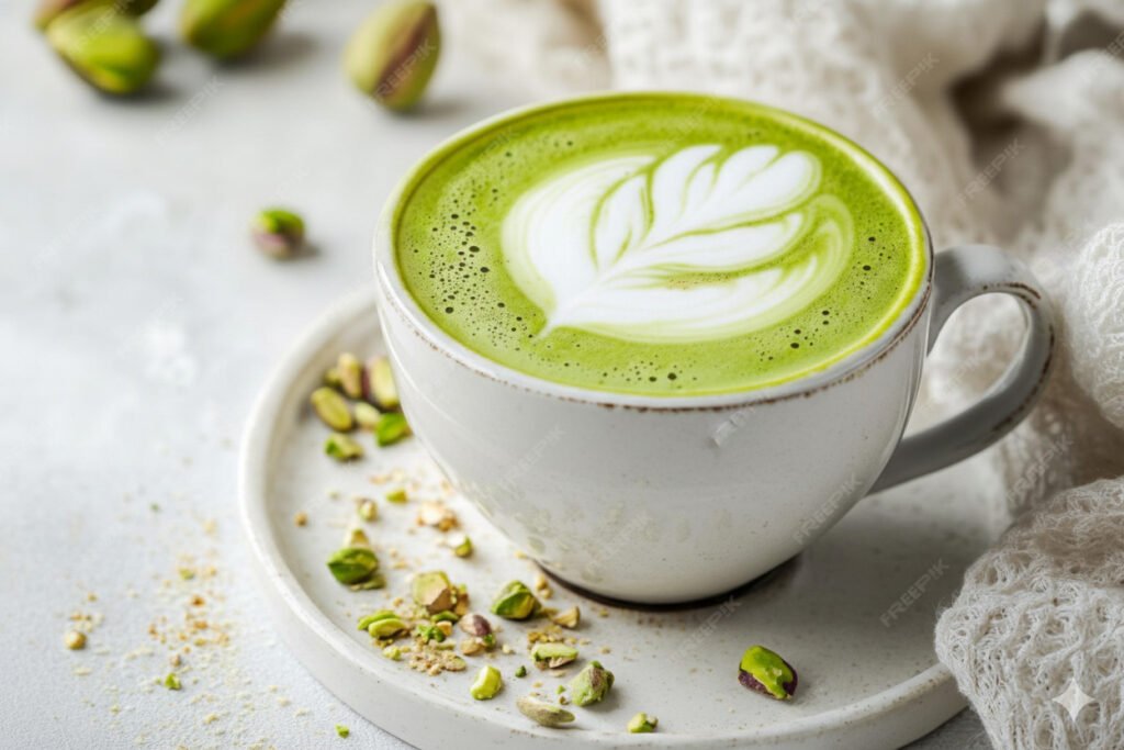 Make a Pistachio Matcha Latte
