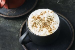  cardamom latte espresso drink by Sipp LA