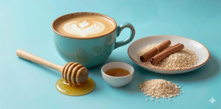 Honey Cinnamon Oat Milk Latte - Sipp Westwood